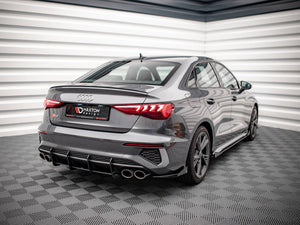 Maxton Design Street Pro Rear Side Splitters (+flaps) Audi S3 Sedan 8y (2020-) - Wayside Performance 