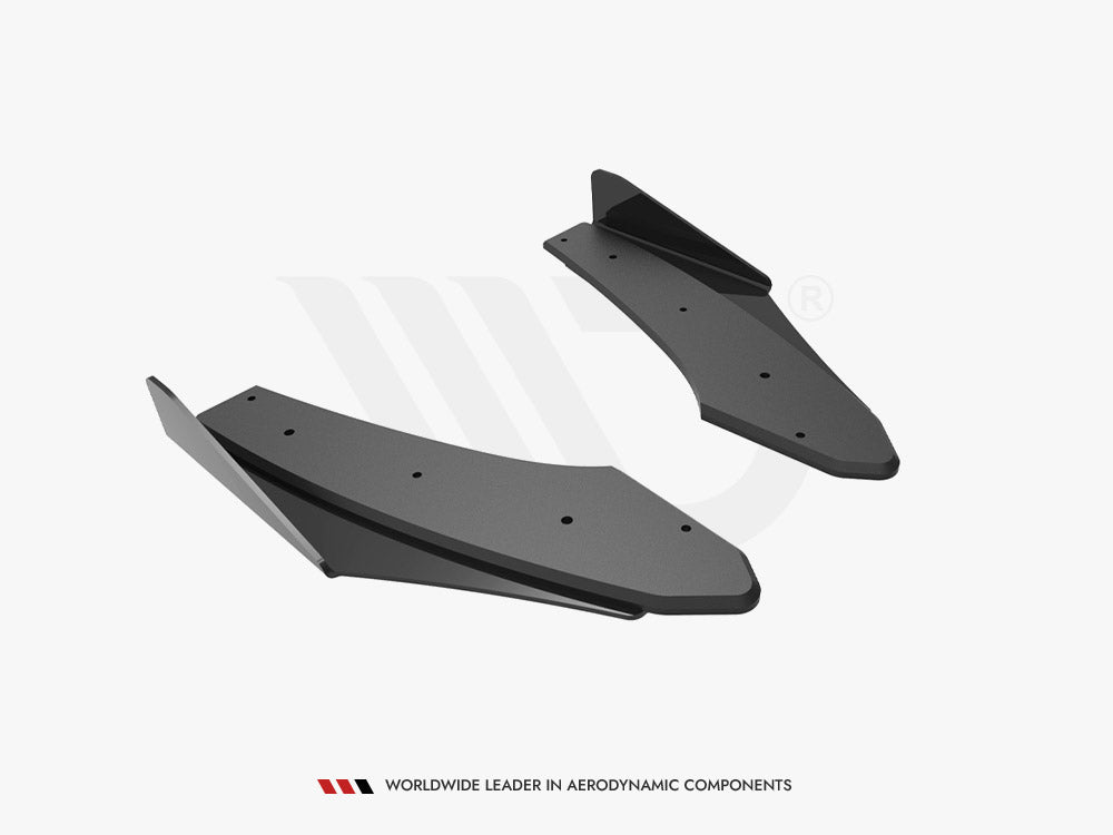 Maxton Design Street Pro Rear Side Splitters (+flaps) Audi S3 Sedan 8y (2020-) - Wayside Performance 