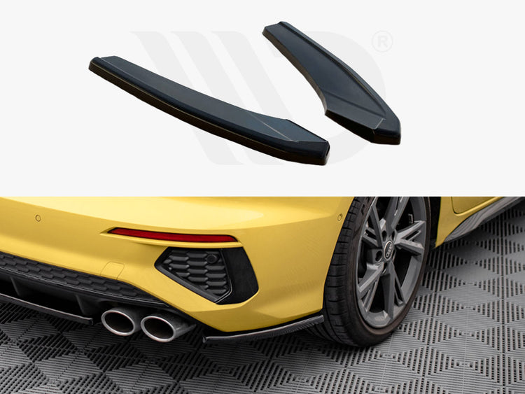 Maxton Design Rear Side Splitters Audi S3 Sedan 8y (2020-) - Wayside Performance 