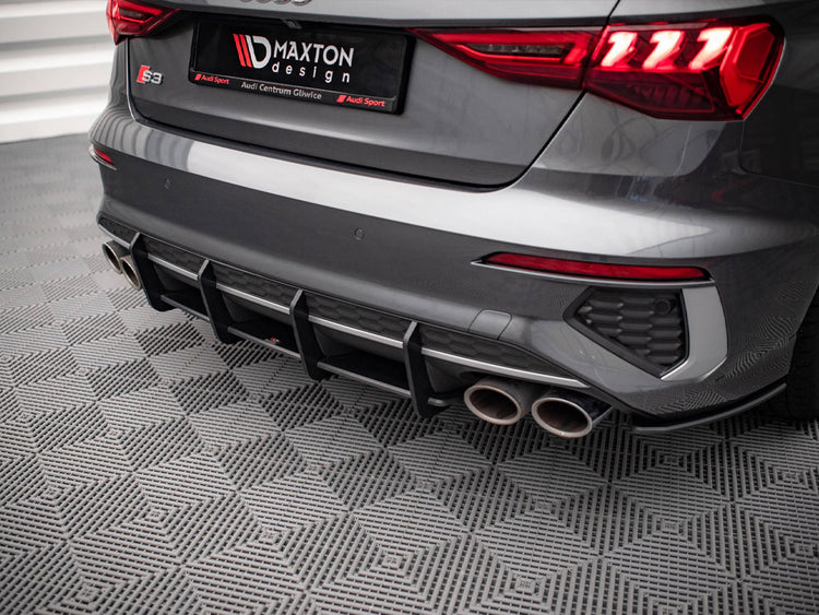Maxton Design Street Pro Rear Diffuser Audi S3 Sedan 8y (2020-) - Wayside Performance 