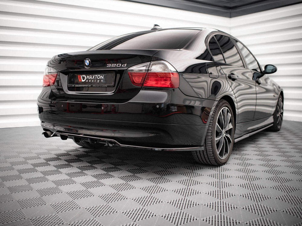 Central Rear Splitter (Vertical Bars) BMW 3 Sedan E90 (2004-2008) - Wayside Performance 
