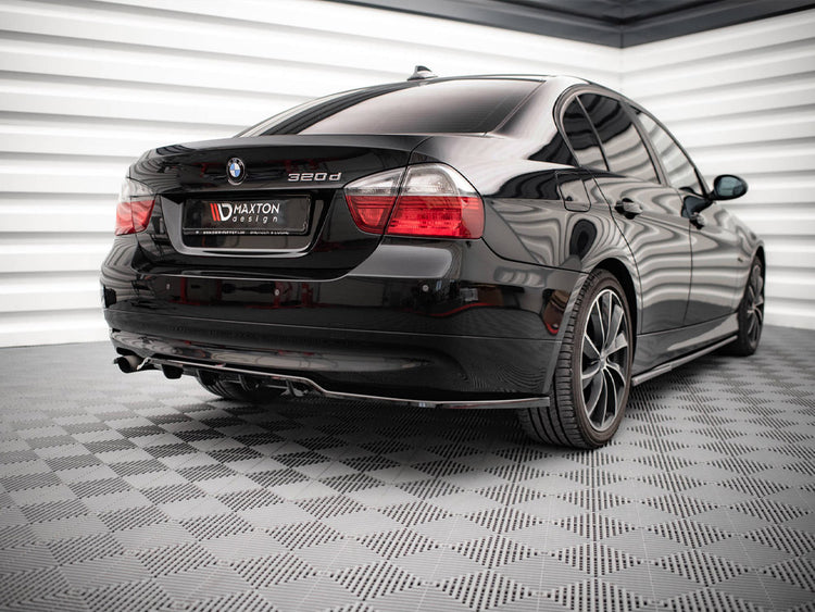Central Rear Splitter (Vertical Bars) BMW 3 Sedan E90 (2004-2008) - Wayside Performance 