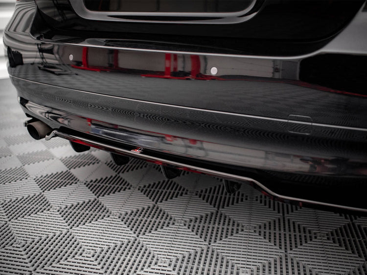 Central Rear Splitter (Vertical Bars) BMW 3 Sedan E90 (2004-2008) - Wayside Performance 