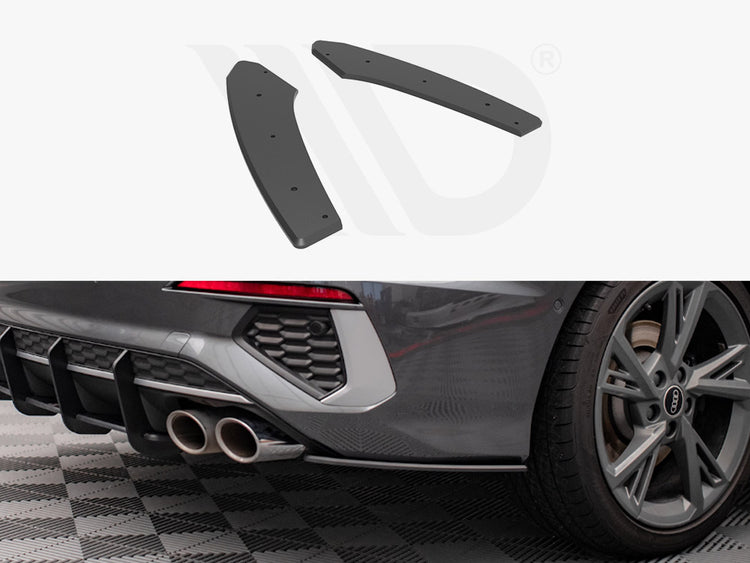 Maxton Design Street Pro Rear Side Splitters Audi S3 Sedan 8y (2020-) - Wayside Performance 