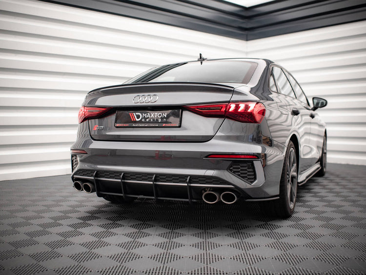 Maxton Design Street Pro Rear Side Splitters Audi S3 Sedan 8y (2020-) - Wayside Performance 