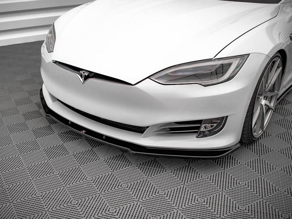 Front Splitter V.1 Tesla Model S Facelift - Wayside Performance 