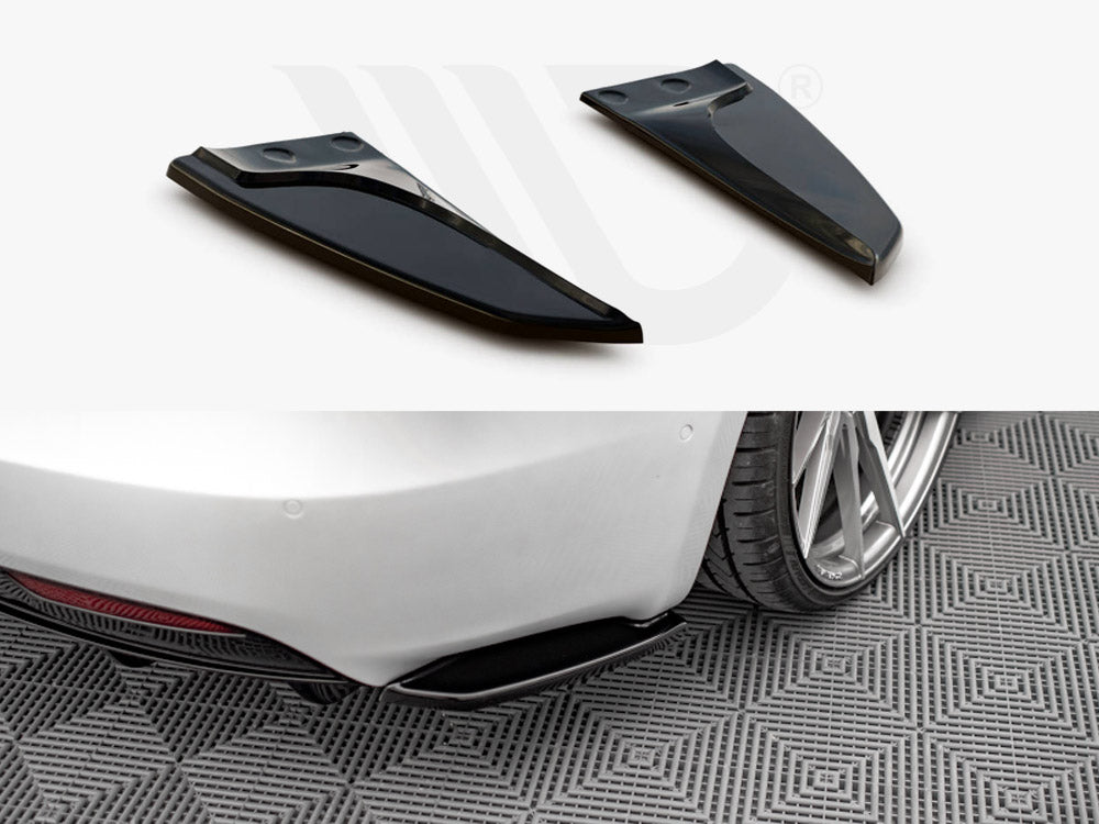 Rear Side Splitters Tesla Model S Facelift - Wayside Performance 