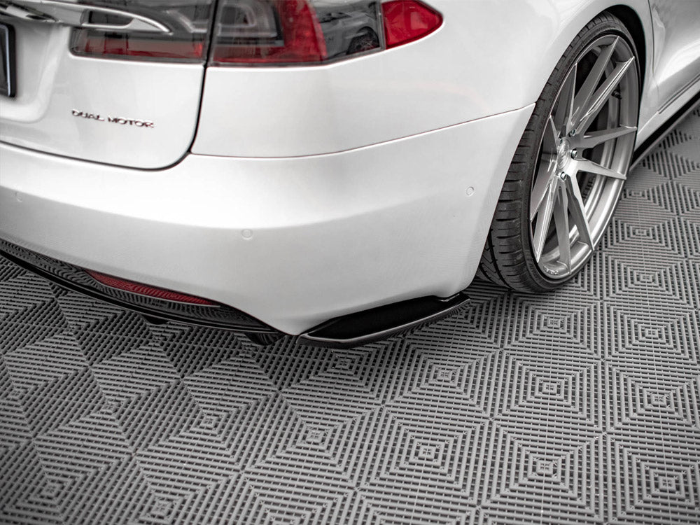 Rear Side Splitters Tesla Model S Facelift - Wayside Performance 