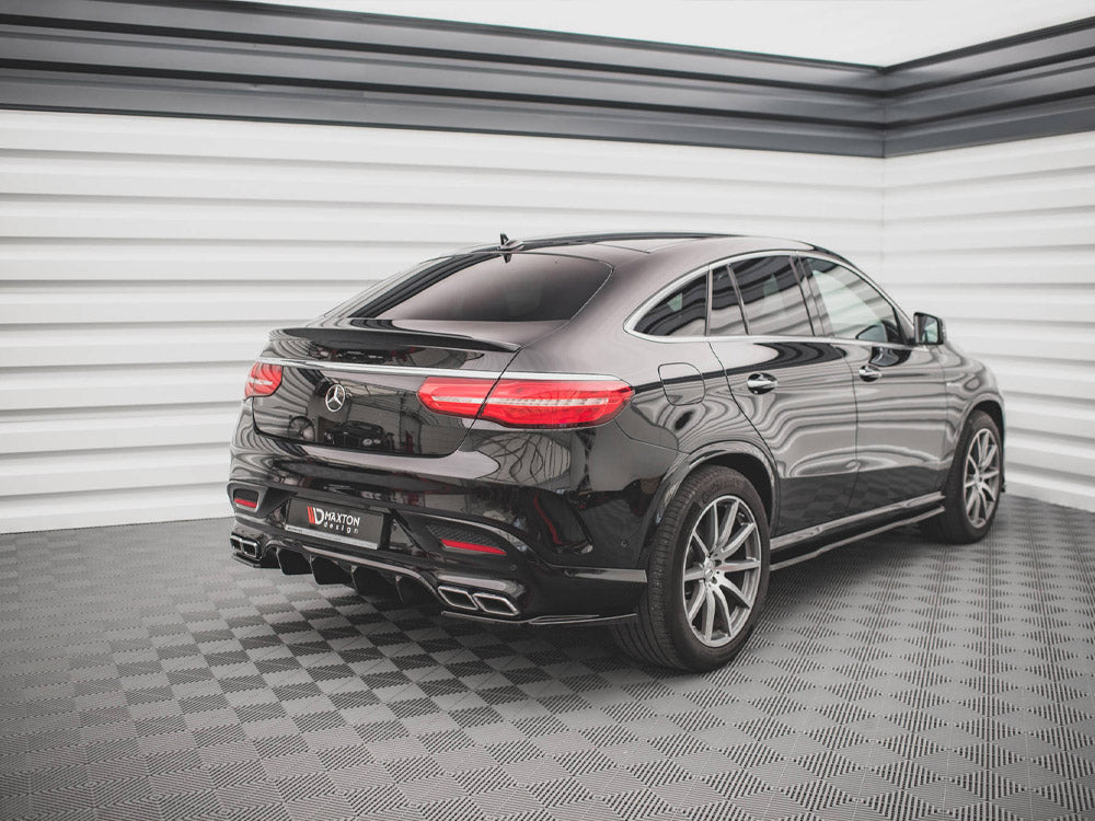 Rear Side Splitters V.1 Mercedes GLE Coupe 63AMG C292 (2015-2019) - Wayside Performance 