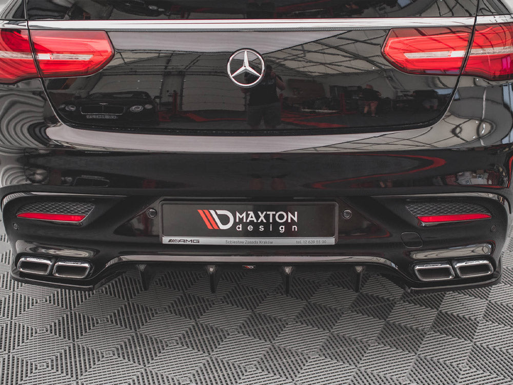 Rear Side Splitters V.2 Mercedes GLE Coupe 63AMG C292 (2015-2019) - Wayside Performance 