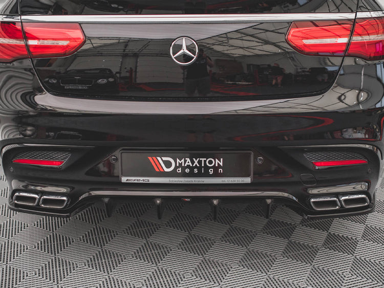 Rear Side Splitters V.2 Mercedes GLE Coupe 63AMG C292 (2015-2019) - Wayside Performance 