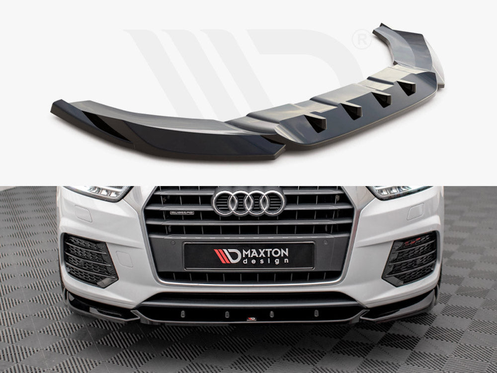 Front Splitter V.1 Audi Q3 8U Facelift (2014-2018) - Wayside Performance 
