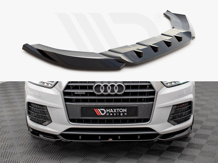 Front Splitter V.1 Audi Q3 8U Facelift (2014-2018) - Wayside Performance 