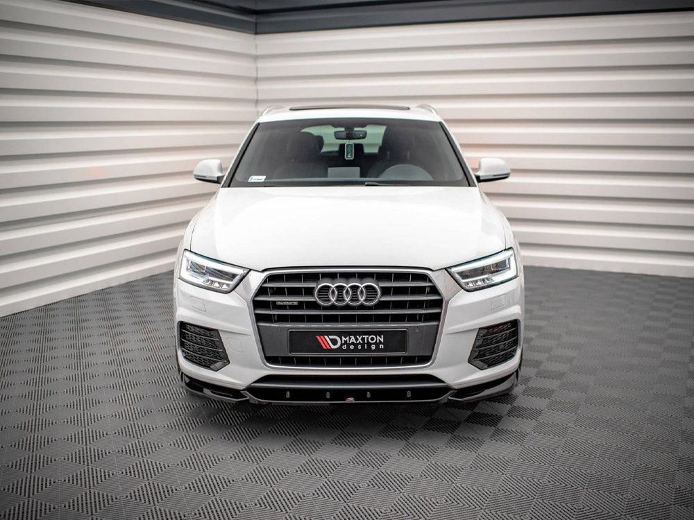 Front Splitter V.1 Audi Q3 8U Facelift (2014-2018) - Wayside Performance 