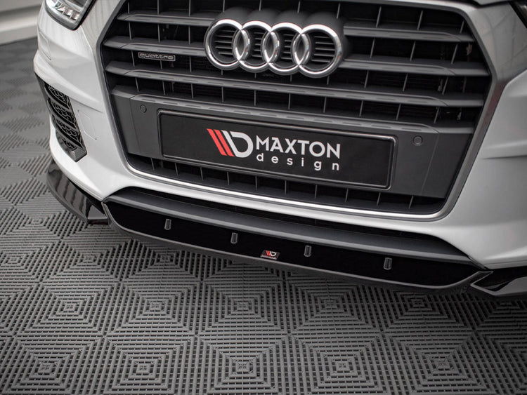 Front Splitter V.1 Audi Q3 8U Facelift (2014-2018) - Wayside Performance 