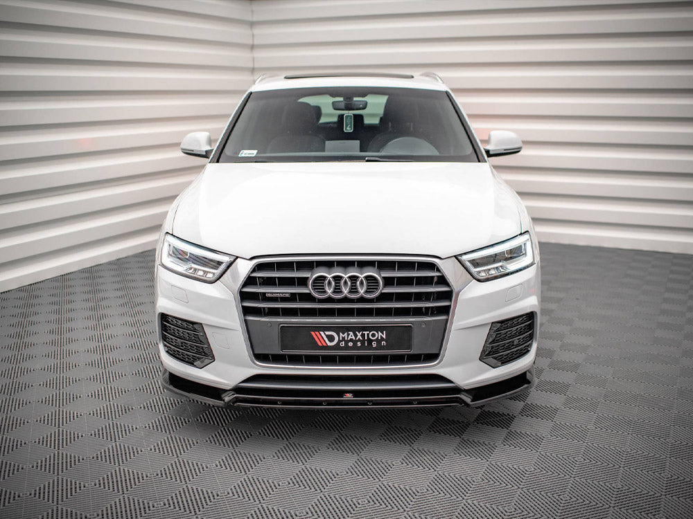 Front Splitter V.2 Audi Q3 8U Facelift (2014-2018) - Wayside Performance 