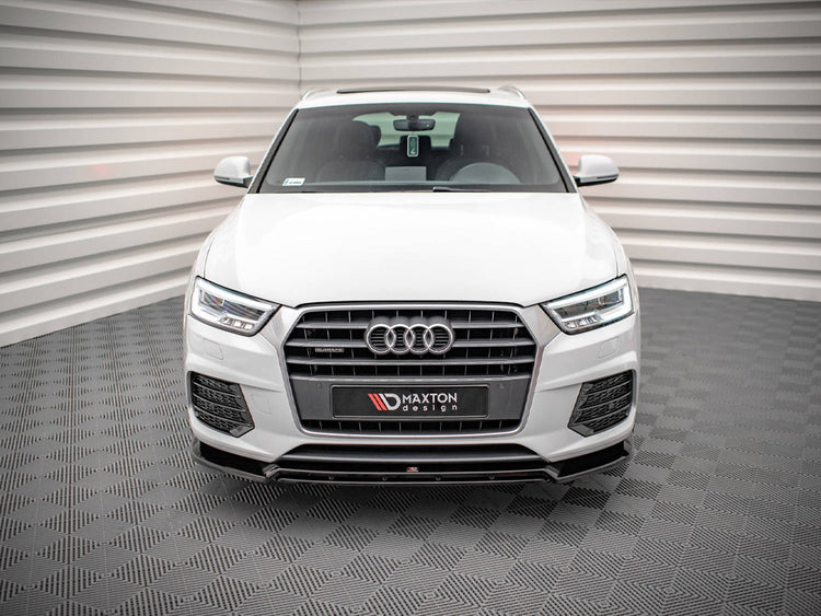 Front Splitter V.2 Audi Q3 8U Facelift (2014-2018) - Wayside Performance 