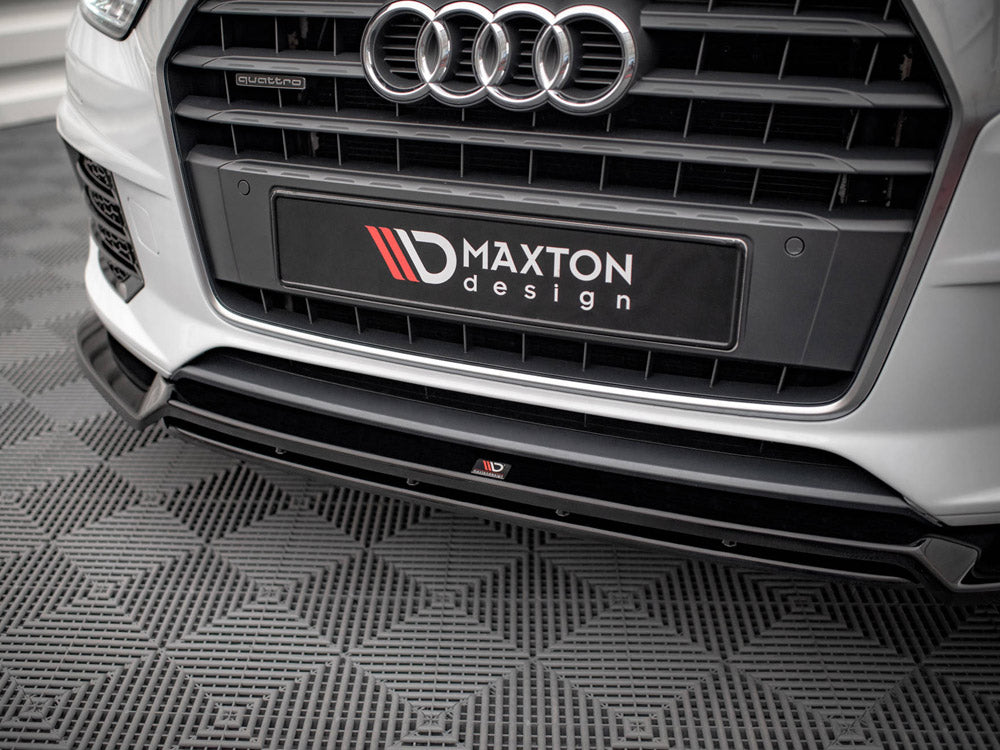 Front Splitter V.2 Audi Q3 8U Facelift (2014-2018) - Wayside Performance 