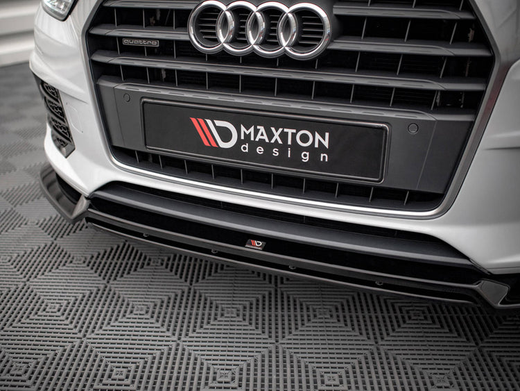 Front Splitter V.2 Audi Q3 8U Facelift (2014-2018) - Wayside Performance 