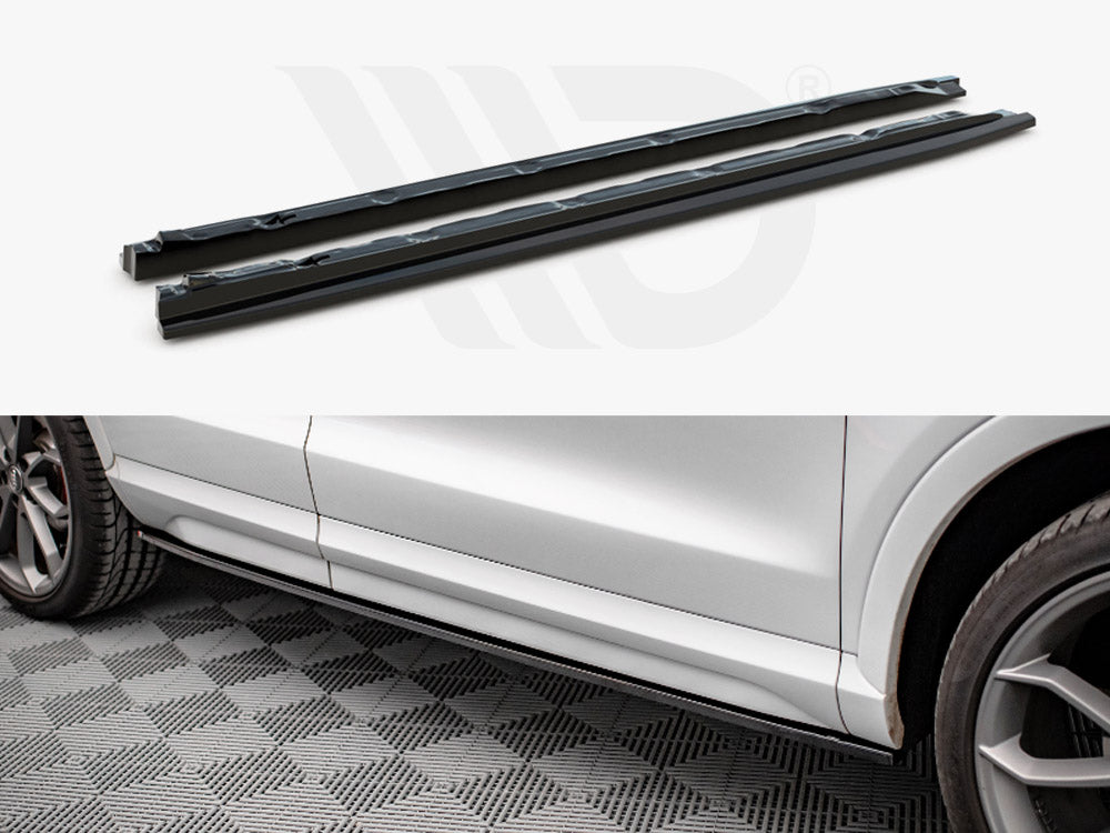 Side Skirts Diffusers Audi Q3 8U Facelift (2014-2018) - Wayside Performance 