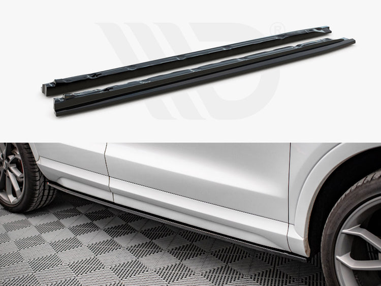 Side Skirts Diffusers Audi Q3 8U Facelift (2014-2018) - Wayside Performance 