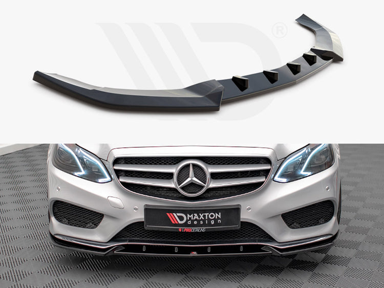 Front Splitter V.2 Mercedes E Amg-Line Sedan W212 Facelift (2012-2016) - Wayside Performance 