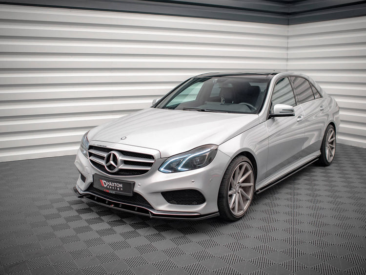 Front Splitter V.2 Mercedes E Amg-Line Sedan W212 Facelift (2012-2016) - Wayside Performance 