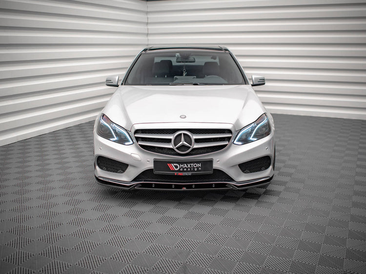 Front Splitter V.2 Mercedes E Amg-Line Sedan W212 Facelift (2012-2016) - Wayside Performance 