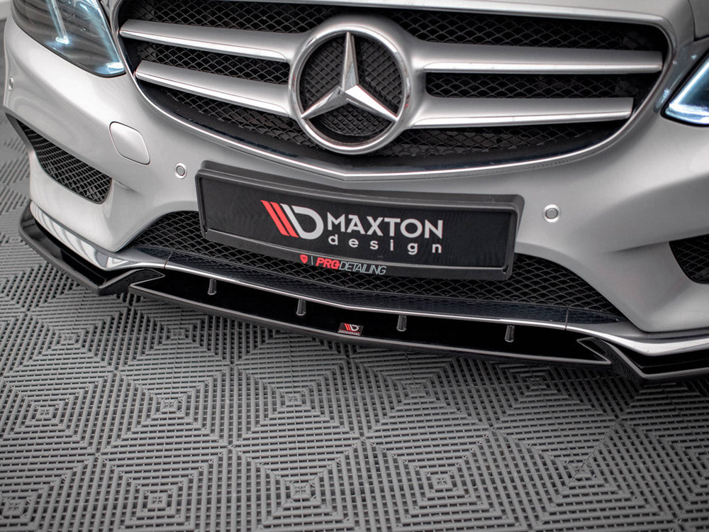 Front Splitter V.2 Mercedes E Amg-Line Sedan W212 Facelift (2012-2016) - Wayside Performance 