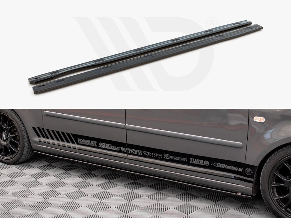 Side Skirts Diffusers VW Caddy Long MK3 Facelift (2010-2015) - Wayside Performance 