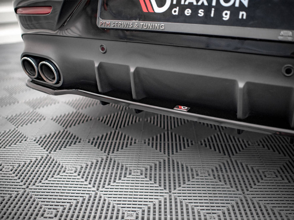 Central Rear Splitter (Vertical Bars) Mercedes AMG CLS 53 C257 - Wayside Performance 