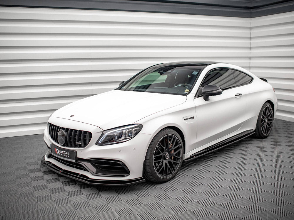 Side Skirts Diffusers V.1 Mercedes-AMG C 63AMG Coupe C205 Facelift - Wayside Performance 