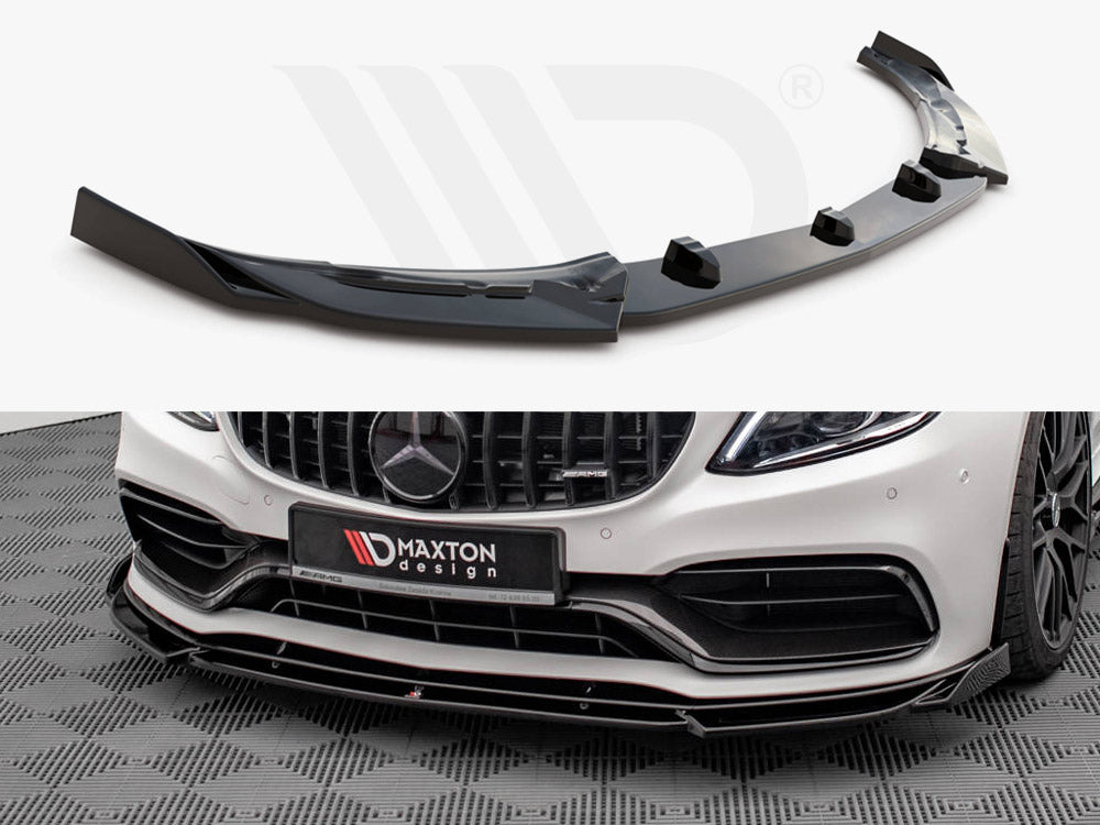 Front Splitter V.2 Mercedes-AMG C63 Coupe AMG Aero Pack C205 Facelift - Wayside Performance 