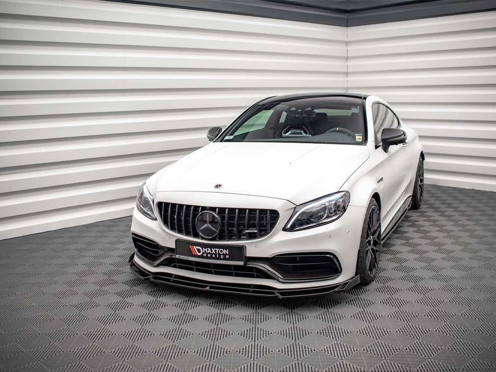 Front Splitter V.2 Mercedes-AMG C63 Coupe AMG Aero Pack C205 Facelift - Wayside Performance 