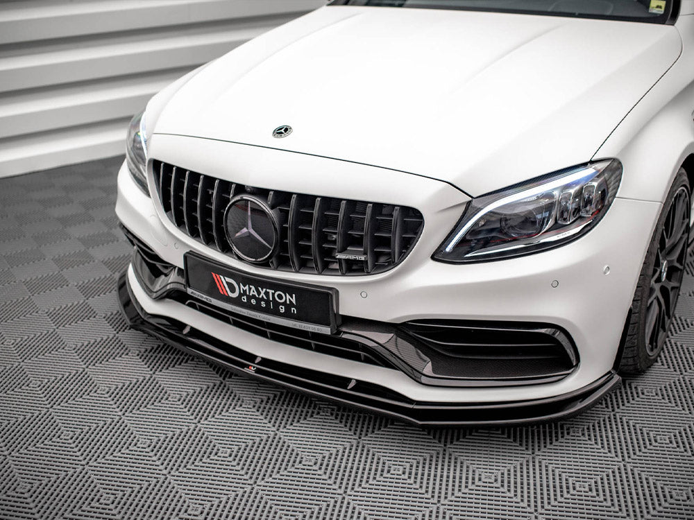 Front Splitter V.3 Mercedes-AMG C63 Coupe AMG Aero Pack C205 Facelift - Wayside Performance 