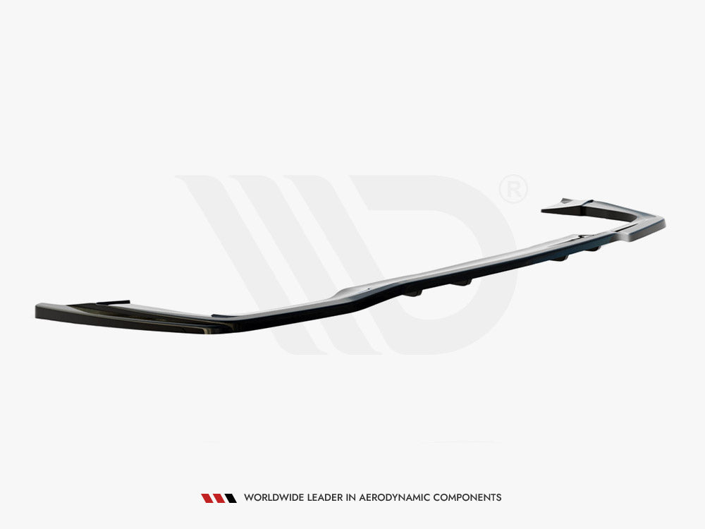 Central Rear Splitter (Vertical Bars) Mercedes-AMG C 63AMG Coupe AMG Aero Pack C205 Facelift - Wayside Performance 