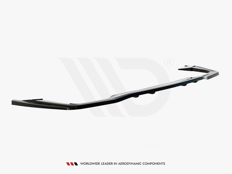 Central Rear Splitter (Vertical Bars) Mercedes-AMG C 63AMG Coupe AMG Aero Pack C205 Facelift - Wayside Performance 