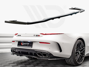 Central Rear Splitter (Vertical Bars) Mercedes-AMG C 63AMG Coupe AMG Aero Pack C205 Facelift - Wayside Performance 