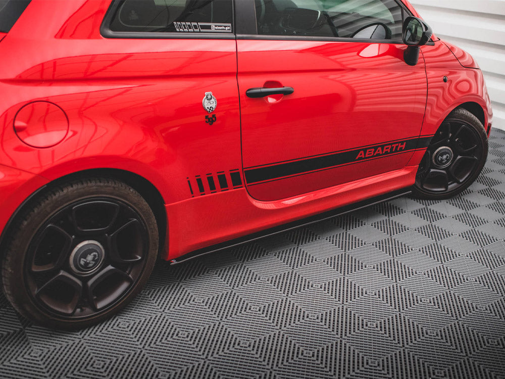 Side Skirts Diffusers Fiat 500 Abarth Mk1 Facelift (2016-UP) - Wayside Performance 