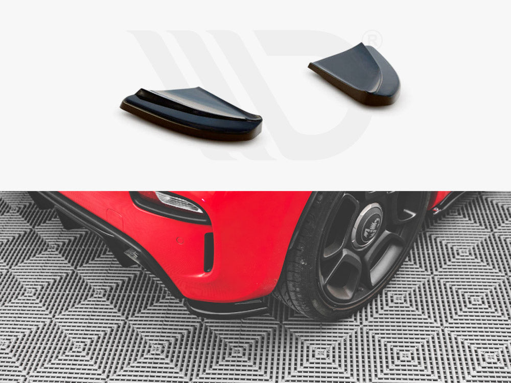 Rear Side Splitters Fiat 500 Abarth MK1 Facelift (2016-UP) - Wayside Performance 