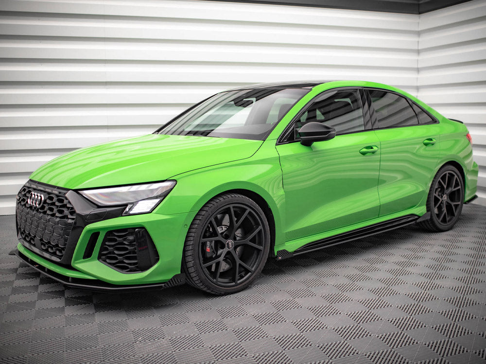 Maxton Design Street Pro Side Skirts Diffusers (+flaps) Audi Rs3 Sedan 8y (2020-) - Wayside Performance