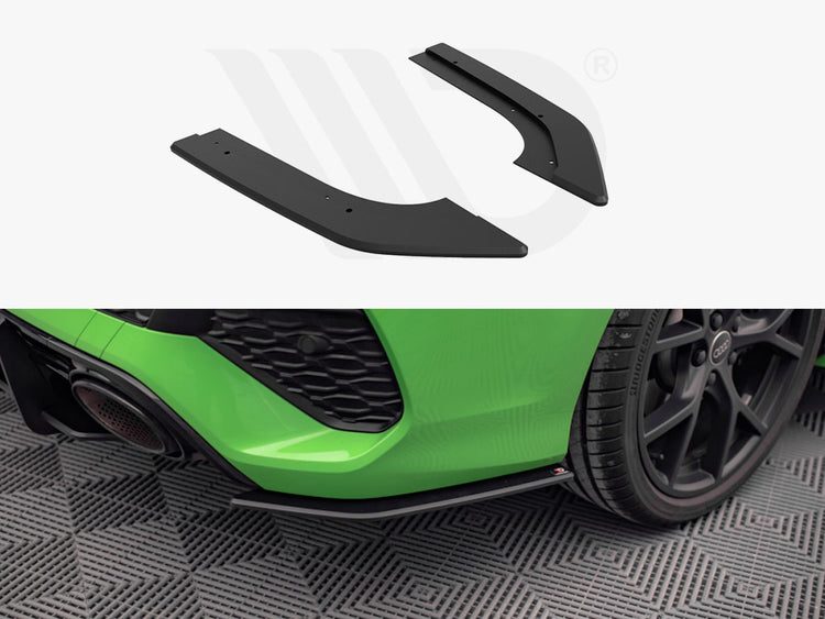Maxton Design Street Pro Rear Side Splitters Audi Rs3 Sedan 8y (2020-) - Wayside Performance 