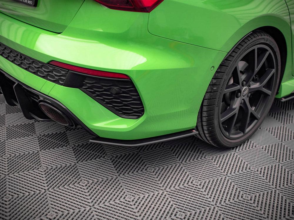 Maxton Design Street Pro Rear Side Splitters Audi Rs3 Sedan 8y (2020-) - Wayside Performance 