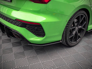 Maxton Design Street Pro Rear Side Splitters Audi Rs3 Sedan 8y (2020-) - Wayside Performance 