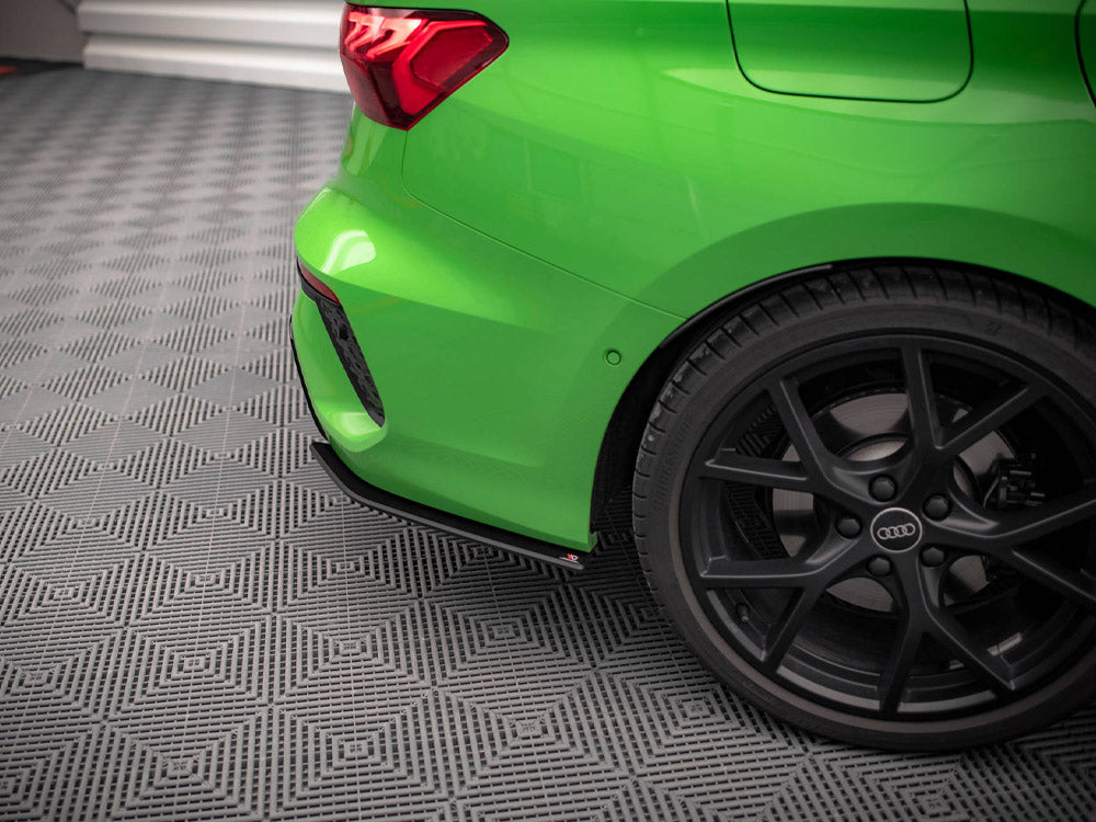 Maxton Design Street Pro Rear Side Splitters Audi Rs3 Sedan 8y (2020-) - Wayside Performance 