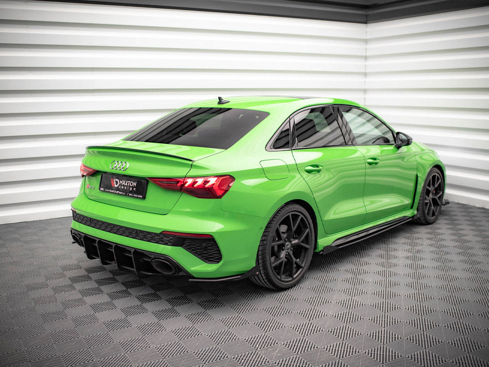 Maxton Design Street Pro Rear Side Splitters (+flaps) Audi Rs3 Sedan 8y (2020-) - Wayside Performance