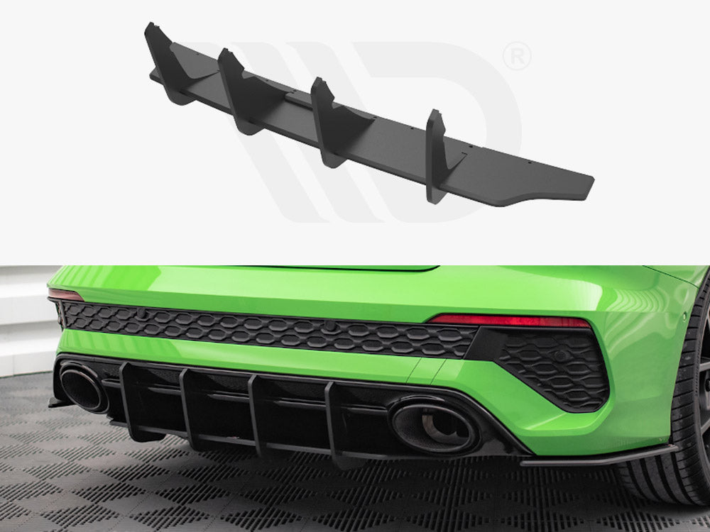 Maxton Design Street Pro Rear Diffuser Audi Rs3 Sedan 8y (2020-) - Wayside Performance