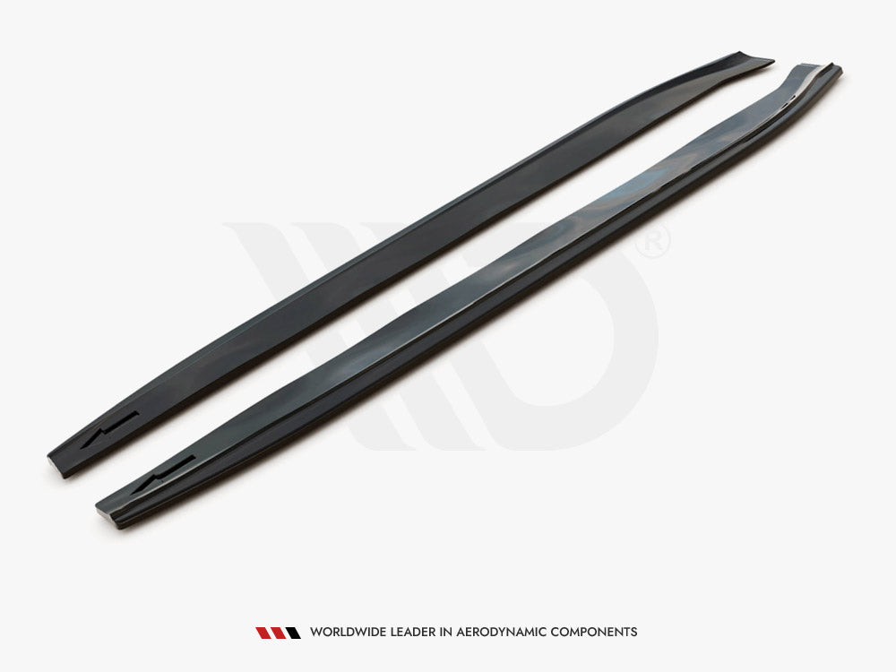Side Skirts Diffusers V.1 Mercedes-Benz GLC Coupe AMG-Line C253 - Wayside Performance 