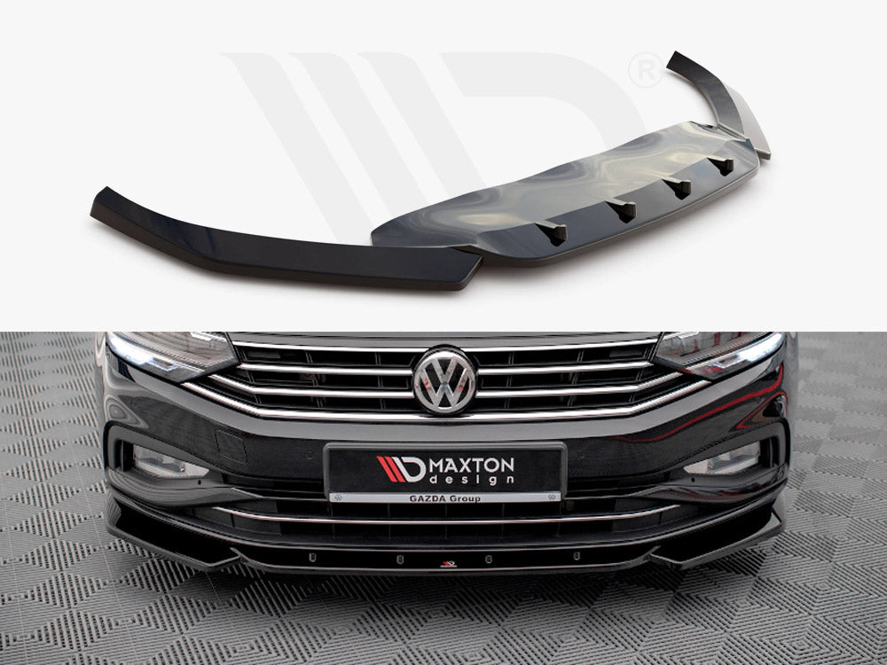 Front Splitter V.1 VW Passat B8 Facelift - Wayside Performance 