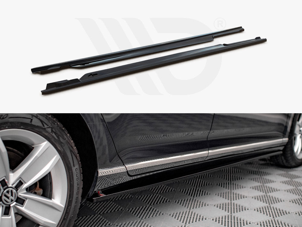 Side Skirts Diffusers VW Passat B8 Facelift - Wayside Performance 